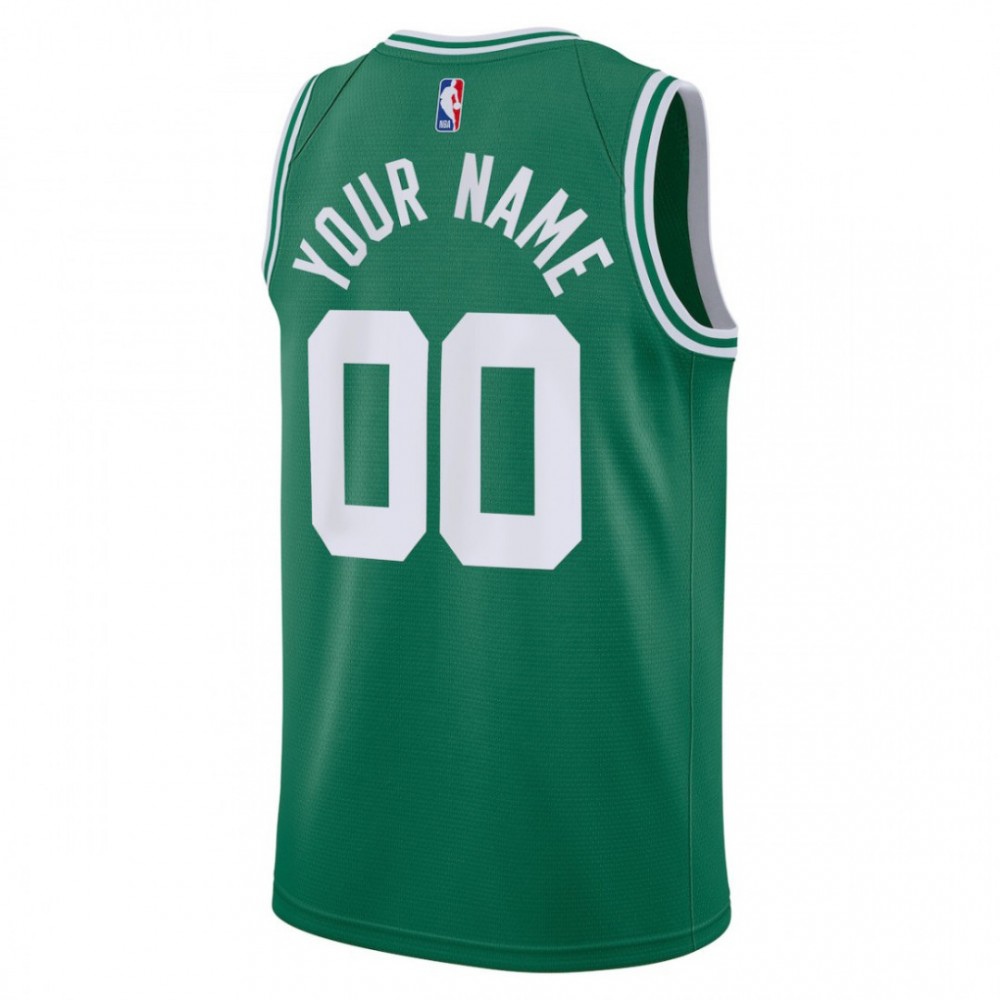 Boston Celtics Youth Swingman Custom Jersey Kelly Green - Icon Edition-Pro Kit Vault | Brand New 26/27 Sports Jerseys